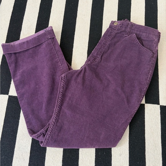 Wrangler Pants - Vintage Wrangler Violet Corduroy Trousers